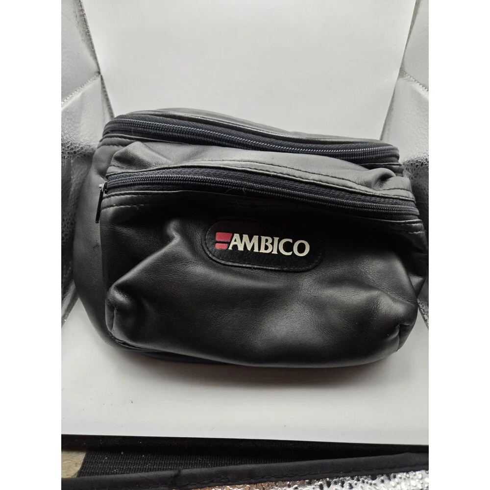 ambico camera bag . Leather Three Compartments